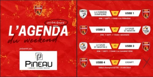 LES MATCHS DU WEEKEND