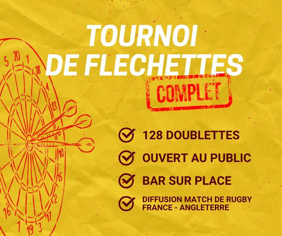 TOURNOI DE FLÉCHETTES 🎯