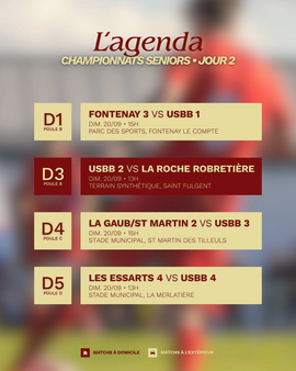 LES MATCHS DU WEEKEND