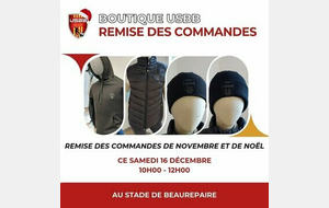    REMISE DES COMMANDES BOUTIQUE  