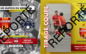 Rencontre seniors A et C &quot; Annulé &quot;