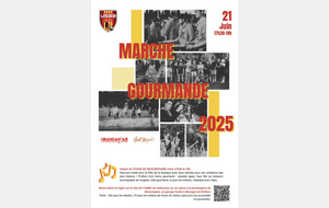 MARCHE GOURMANDE 2025 - INSCRIPTIONS !!!