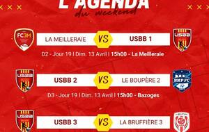 LES MATCHS DU WEEKEND