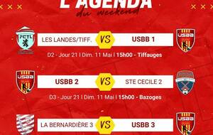 LES MATCHS DU WEEKEND