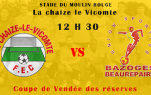 La Chaize le Vic FEC - US Bazoges/Beaurepaire 2