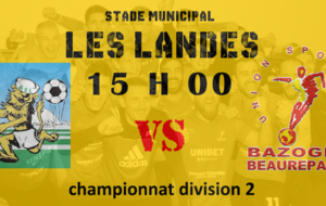 AS les Landes génusson - US Bazoges Beaurepaire &quot;1&quot;