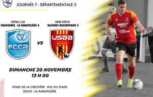 Chavagnes/Rabatelière FC - US Bazoges Beaurepaire &quot;3&quot; 