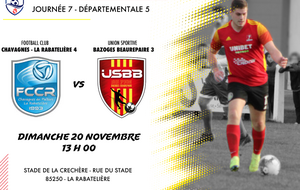 Chavagnes/Rabatelière FC - US Bazoges Beaurepaire  3  