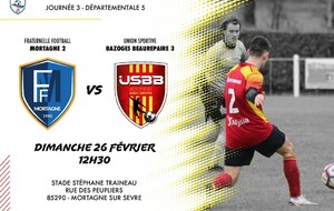 Mortagne Frat - US Bazoges Beaurepaire &quot;3&quot;