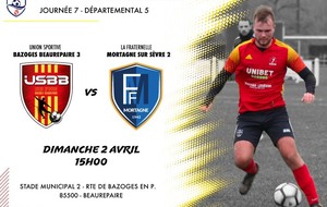 US Bazoges Beaurepaire &quot;3&quot; - Mortagne Fraternelle