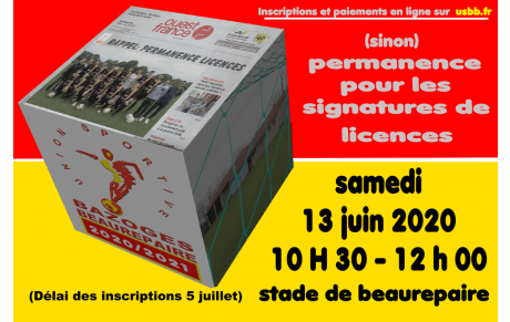 permanence samedi 13 stade de Beaurepaire