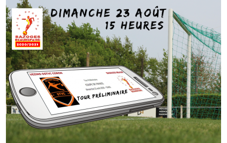 Coupe de France : tour préliminaire le 23 août