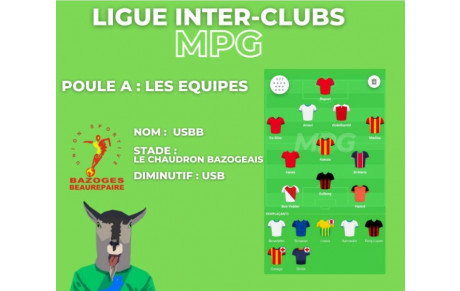 DECOUVREZ LES COMPOSITIONS D'ÉQUIPE DU CHAMPIONNAT MPG