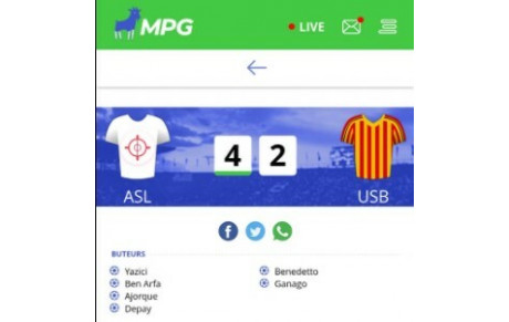 CHAMPIONNAT MPG les résultats et classements 