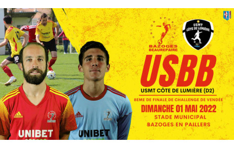 Aujourd'hui -15 heures &quot;Challenge de Vendée&quot; au stade de Bazoges