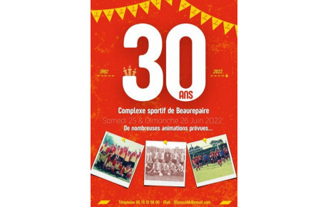 ⏰ Plus que 4 jours pour les réservations ⏰ pour les 30ans