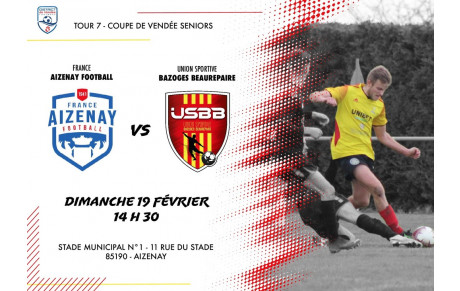  l'USBB fait son entrée en Coupe de Vendée ....