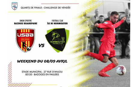 CHALLENGE DE VENDÉE -  &quot;&quot; 1/4 FINALE &quot;&quot;