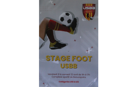 &quot;STAGE FOOT USBB&quot; 