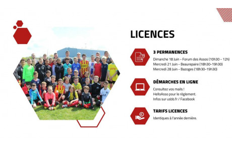 PERMANENCES LICENCES
