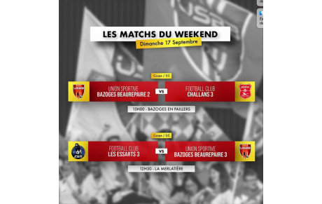 MATCH du DIMANCHE