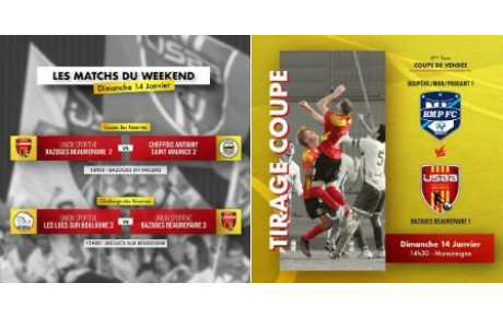 LES MATCHS DU WEEKEND