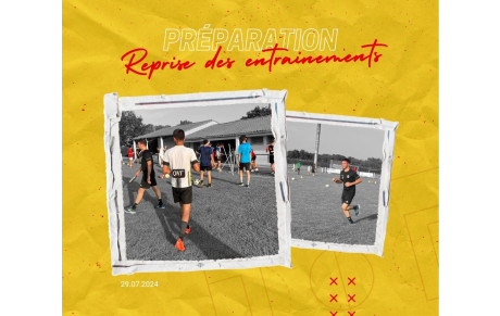 C’est l’heure de la reprise pour le groupe senior ! ⚽️🏃🏻‍♂️