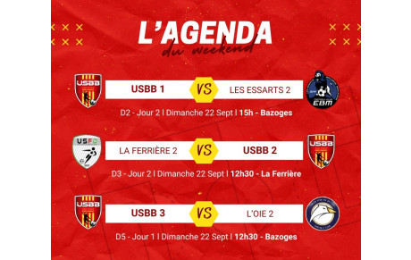 LES MATCHS DU WEEKEND