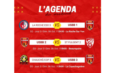 LES MATCHS DU WEEKEND