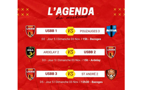 LES MATCHS DU WEEKEND