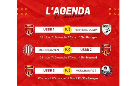LES MATCHS DU WEEKEND