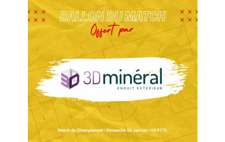 Partenaire &quot;Ballon du Match&quot;