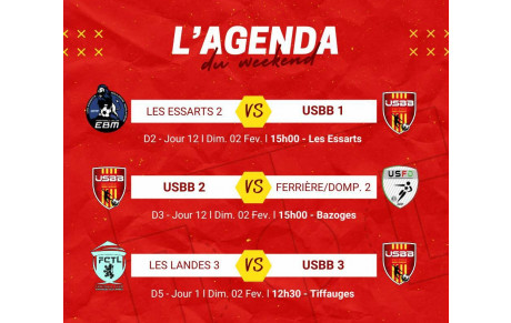 LES MATCHS DU WEEKEND