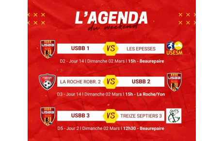 LES MATCHS DU WEEKEND