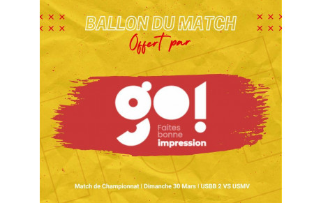 Partenaire &quot;Ballon du Match&quot;