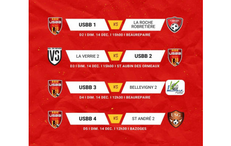 LES MATCHS DU WEEKEND
