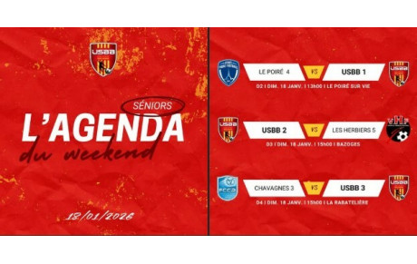 LES MATCHS DU WEEKEND