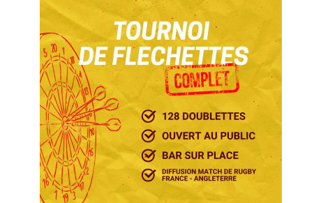 TOURNOI DE FLÉCHETTES 🎯