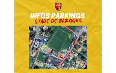 "Parking Travaux stade Bazoges"