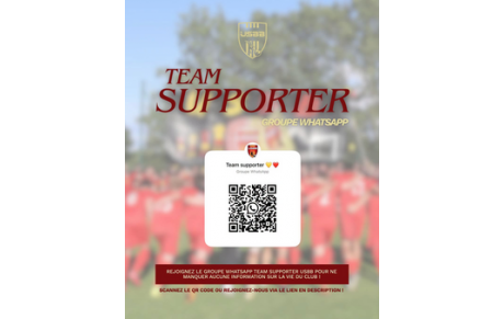 La Team Supporter débarque sur WhatsApp ! 💛❤️