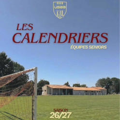 LES CALENDRIERS 2026/2027