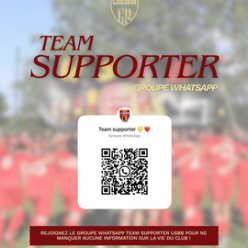 La Team Supporter débarque sur WhatsApp ! 💛❤️