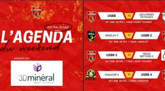 LES MATCHS DU WEEKEND