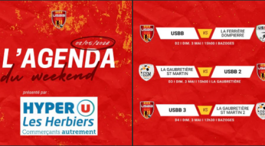 LES MATCHS DU WEEKEND