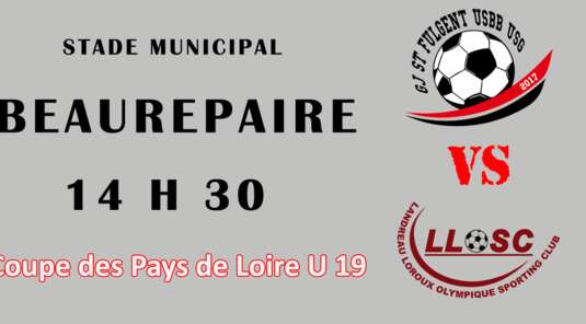 U19   Stade de Beaurepaire  Coupe des pays de Loire